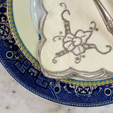 Vintage Madeira Dinner Napkins close up