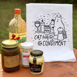 Cat Hair Is A Condiment Tea Towel - Down South House & Home