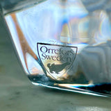 Vintage Orrefors Triangle Votive Candle Holder