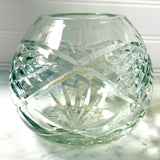 Vintage Godinger Crystal Rose Bowl
