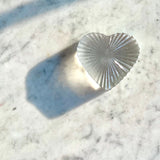 Vintage Waterford Heart Paperweight