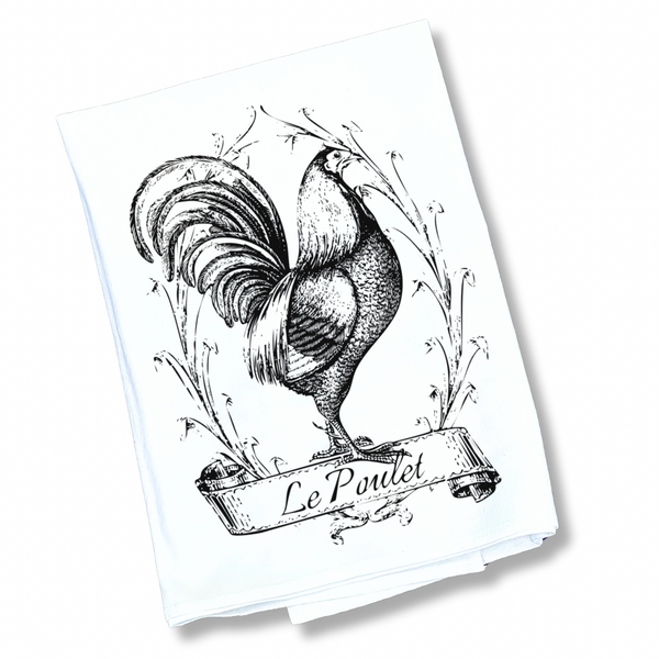 The Le Poulet Tea Towel - French Chicken