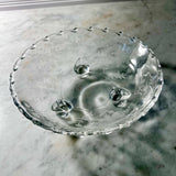 Vintage Fostoria "Chintz" Three-Footed Glass Bon Bon Bowl