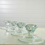 Vintage Set of Four Cristal d'Arques Candlesticks