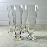 Vintage Oneida Angelina Pilsner Glasses - Set of Four