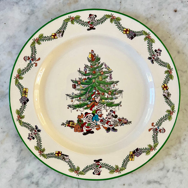 Vintage Spode Disney Christmas Service Plate or Charger