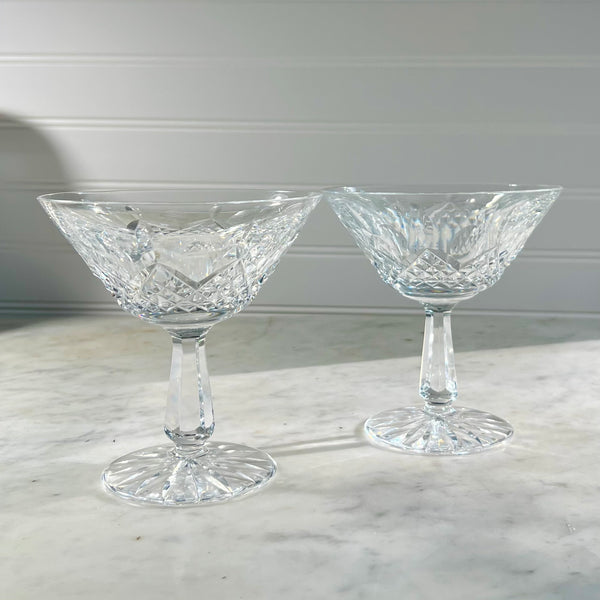 Vintage Waterford Kenmare Champagne or Tall Sherbet Glasses