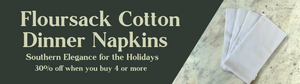 floursack Cotton Napkins