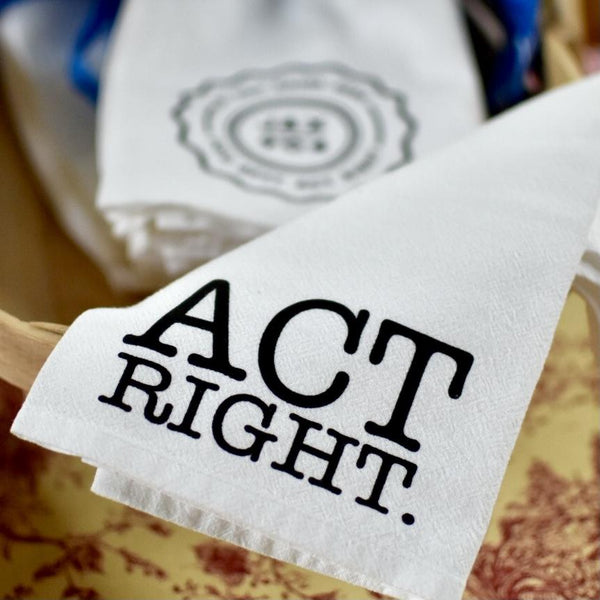 The Act Right Cotton Napkin - Down South House & Home