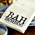 The Bah Humbug Cotton Napkin - Down South House & Home
