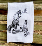 Br'er Fox and Br'er Rabbit Towel - Down South House & Home