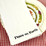 Peace on Earth Cotton Napkin - Down South House & Home