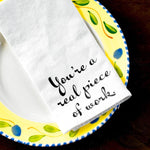 The Piece of Work Cotton Napkin - Down South House & Home