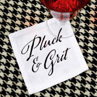 Pluck and Grit Cotton Coaster - Down South House & Home