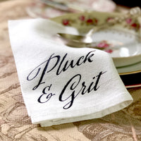 The Pluck and Grit Cotton Napkin - Down South House & Home